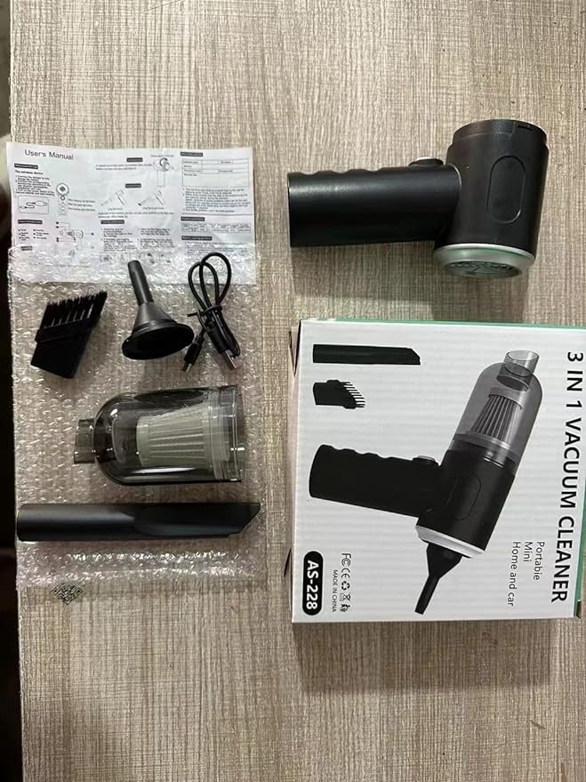 المكنسة المحمولة للشفط والطرد