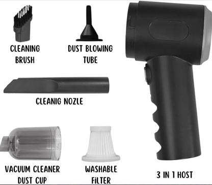 المكنسة المحمولة للشفط والطرد